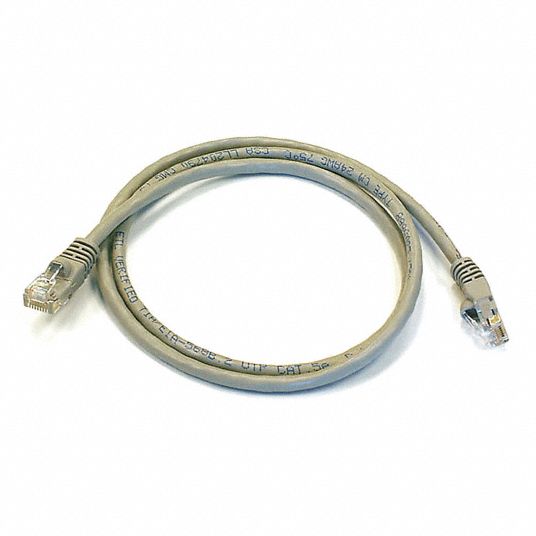 MONOPRICE, Round, 24 AWG, Voice and Data Patch Cord - 5VZK5|2294 