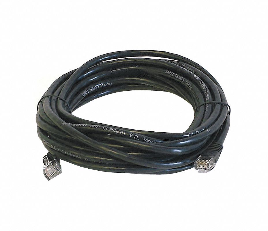 MONOPRICE Cable Ethernet, 6, 20 pies, RJ45, RJ45, Color Negro - 5VZR6 ...
