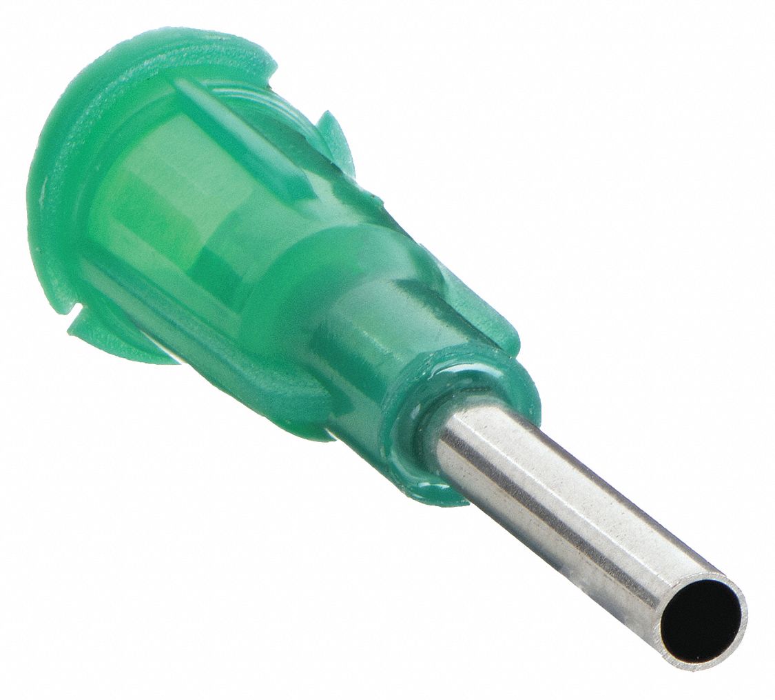 NEEDLE, DISPOSABLE, LUER-LOCK CONNECTION, BLUNT, 14 GA, ½ IN L, STAINLESS STEEL, 50 PK