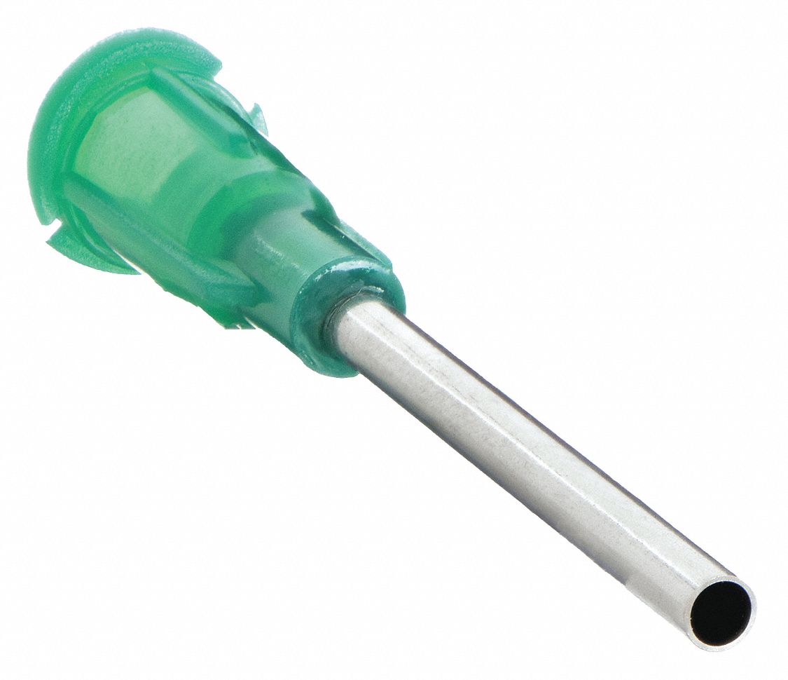 NEEDLE, DISPOSABLE, LUER-LOCK CONNECTION, BLUNT, 14 GA, 1 IN L, STAINLESS STEEL, 50 PK