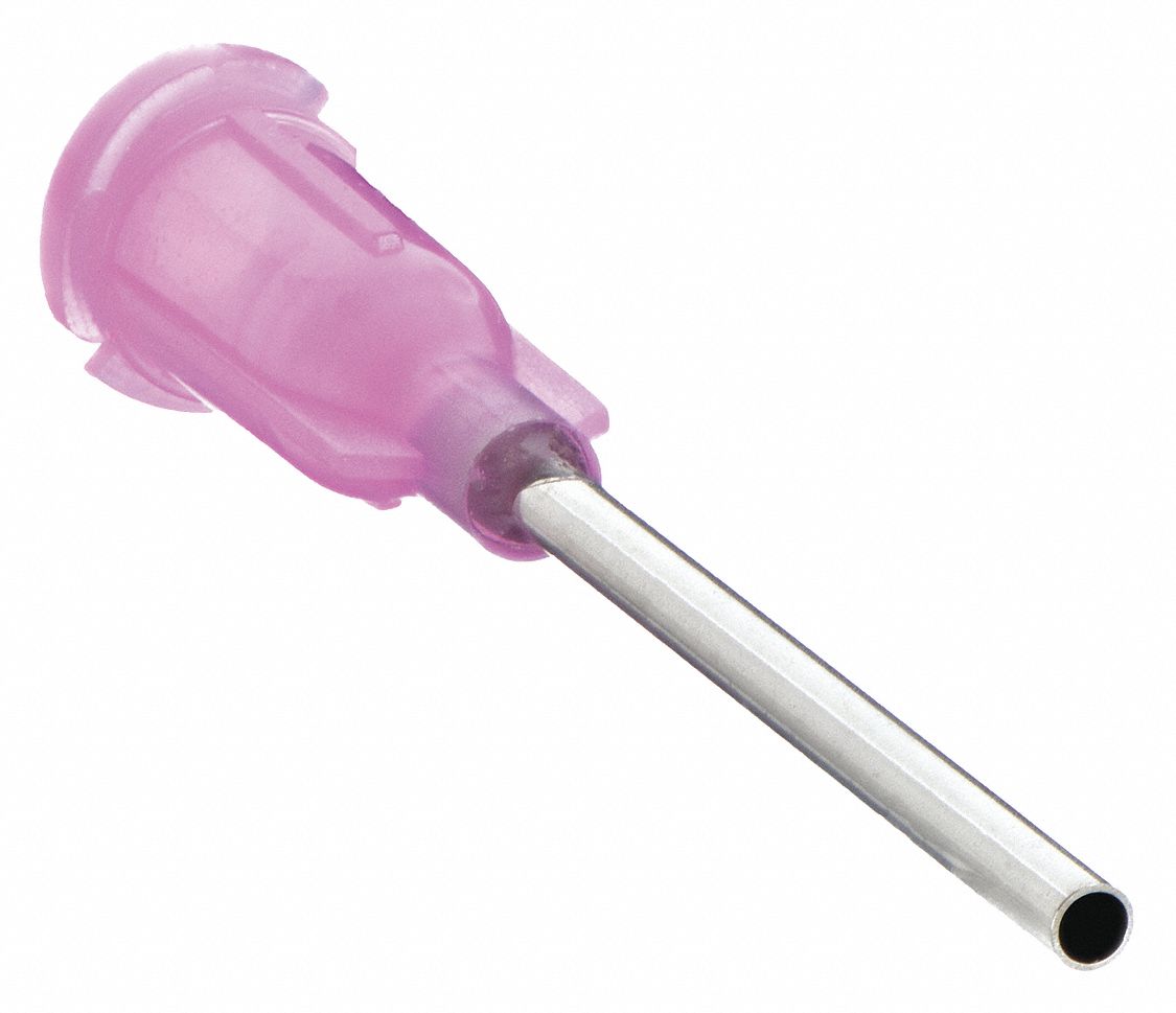 NEEDLE, DISPOSABLE, LUER-LOCK CONNECTION, BLUNT, 16 GA, 1 IN L, STAINLESS STEEL, 50 PK