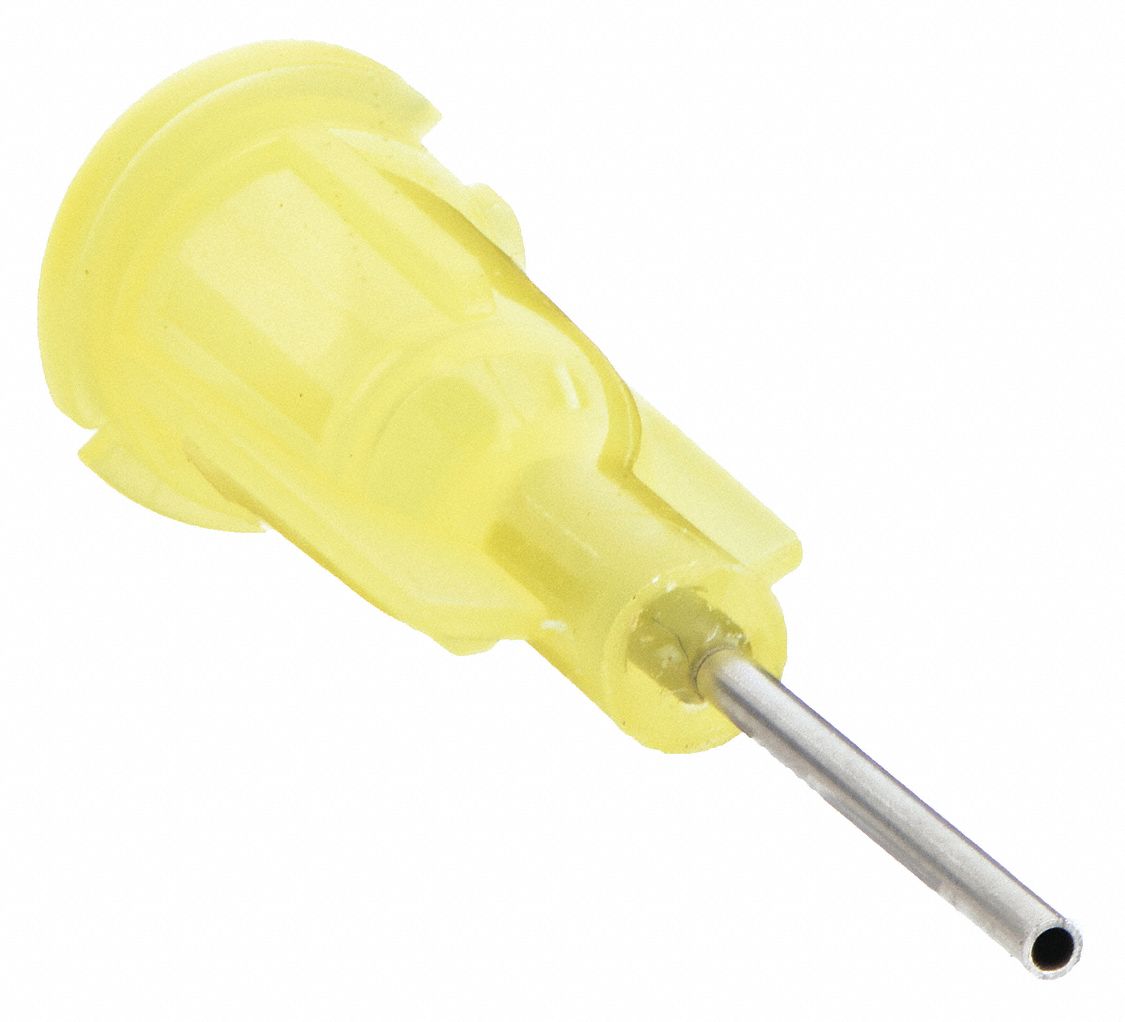 NEEDLE, DISPOSABLE, LUER-LOCK CONNECTION, BLUNT, 20 GA, 1 IN L, STAINLESS STEEL, 50 PK