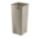 TRASH CAN,SQUARE,23 GAL.,BEIGE