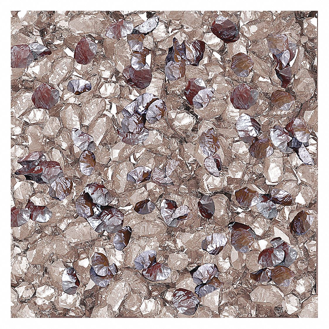Blast Media: Glass Beads/Aluminum Oxide, 70 to 140 Mesh, 53 lb