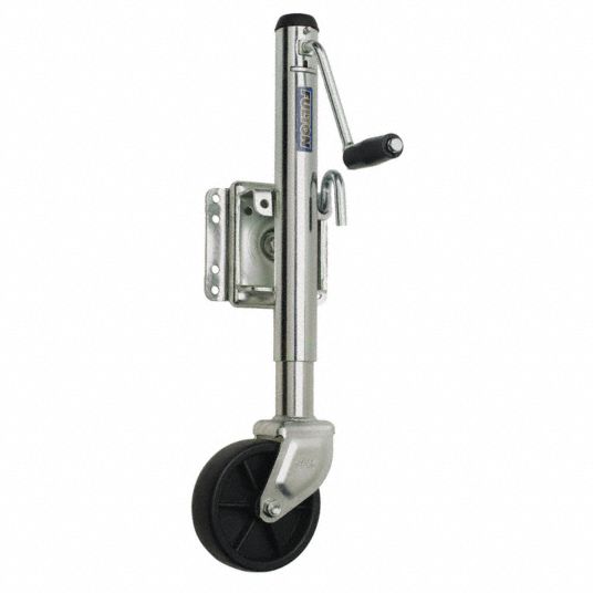 Fulton Trailer Jack Tubular Swivel 1 200 Lb Load Capacity 10 In Lift Range Sidewind Bolt On 5w023 Xp10 0101 Grainger