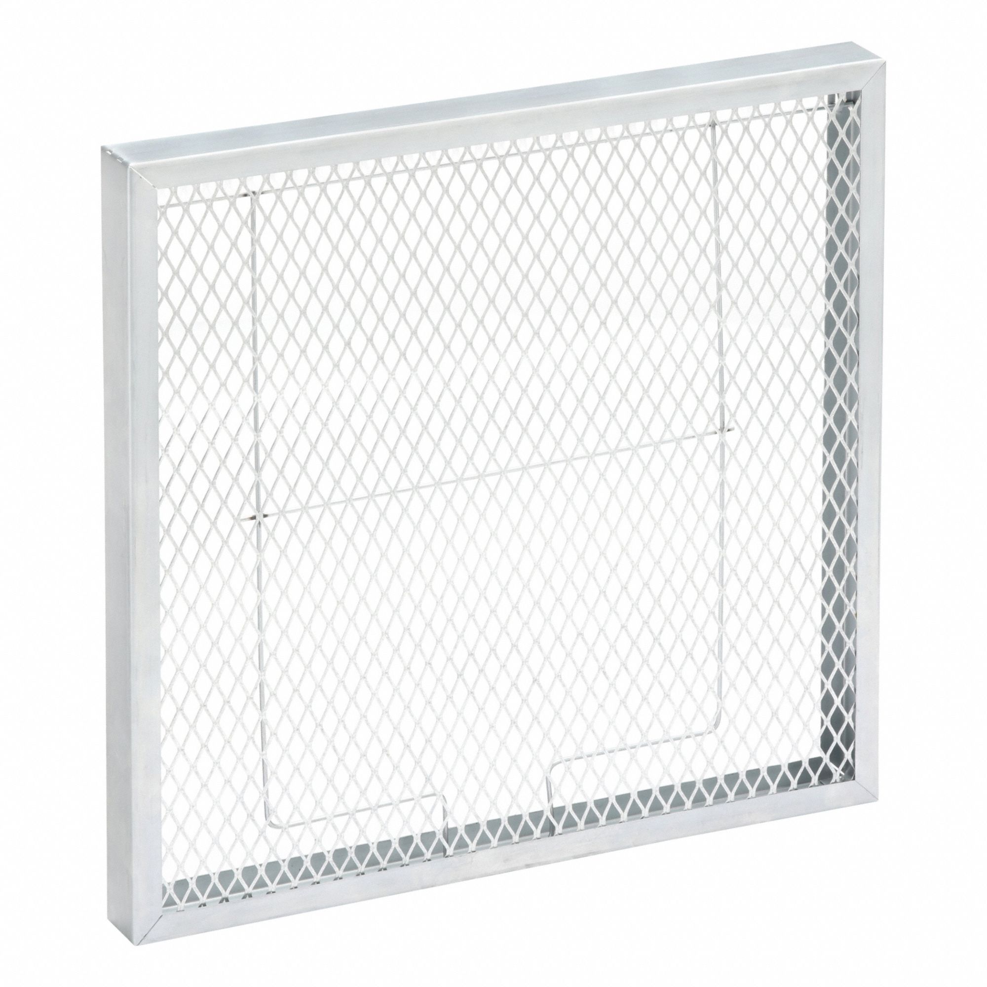 Air Filter Frame: 20 in x 20 in x 2 in, Galvanized Steel