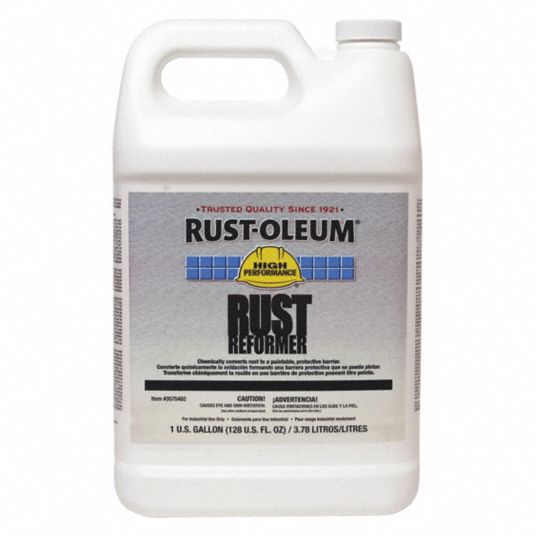RUSTOLEUM Rust Converter Exterior/Interior, Black, Rusted Metal, Rust Reformer, Water, Flat