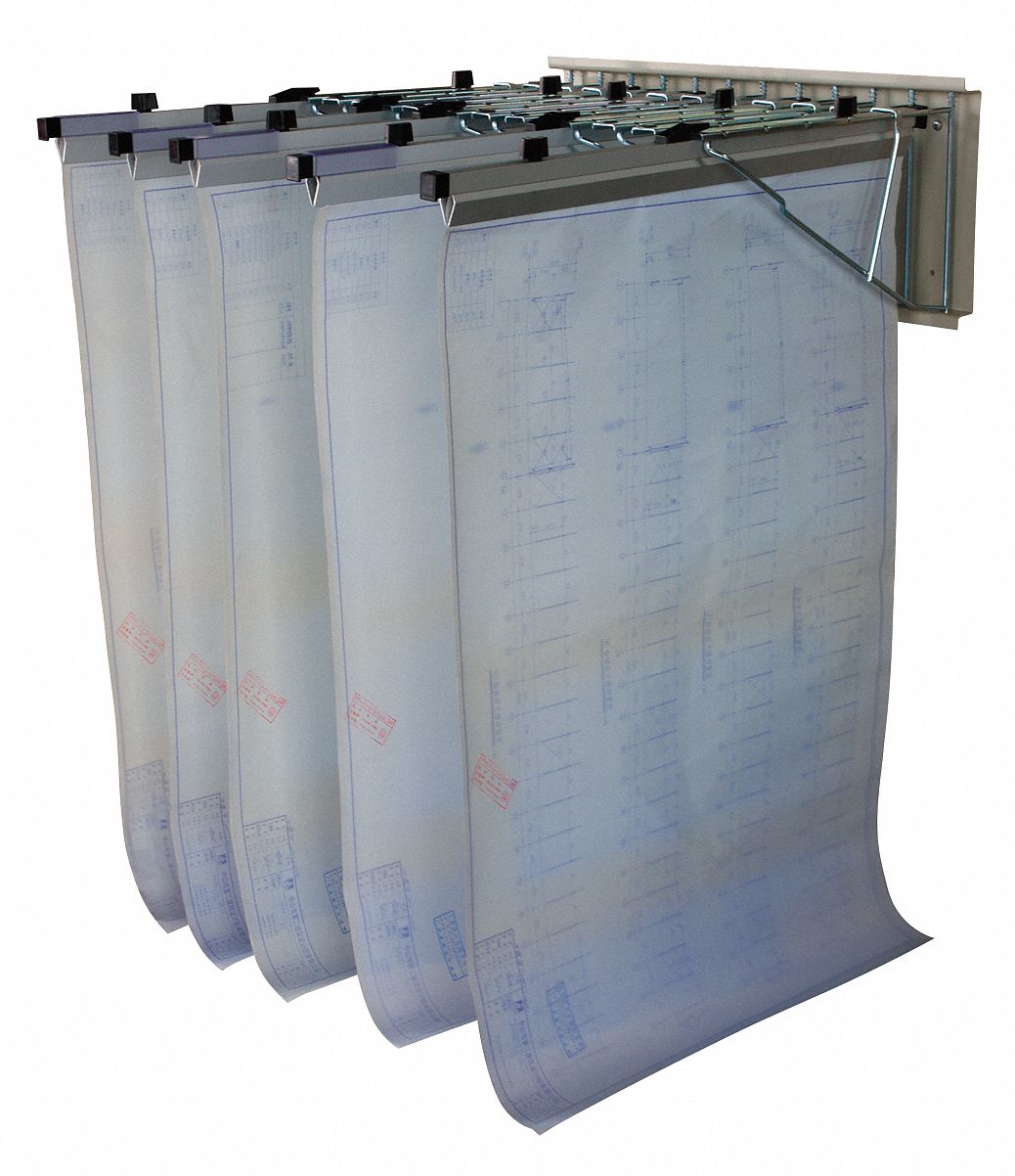 GRAINGER APPROVED Pivot Wall Rack Requires 12 Clamps, 9 3/4 in, 24 in