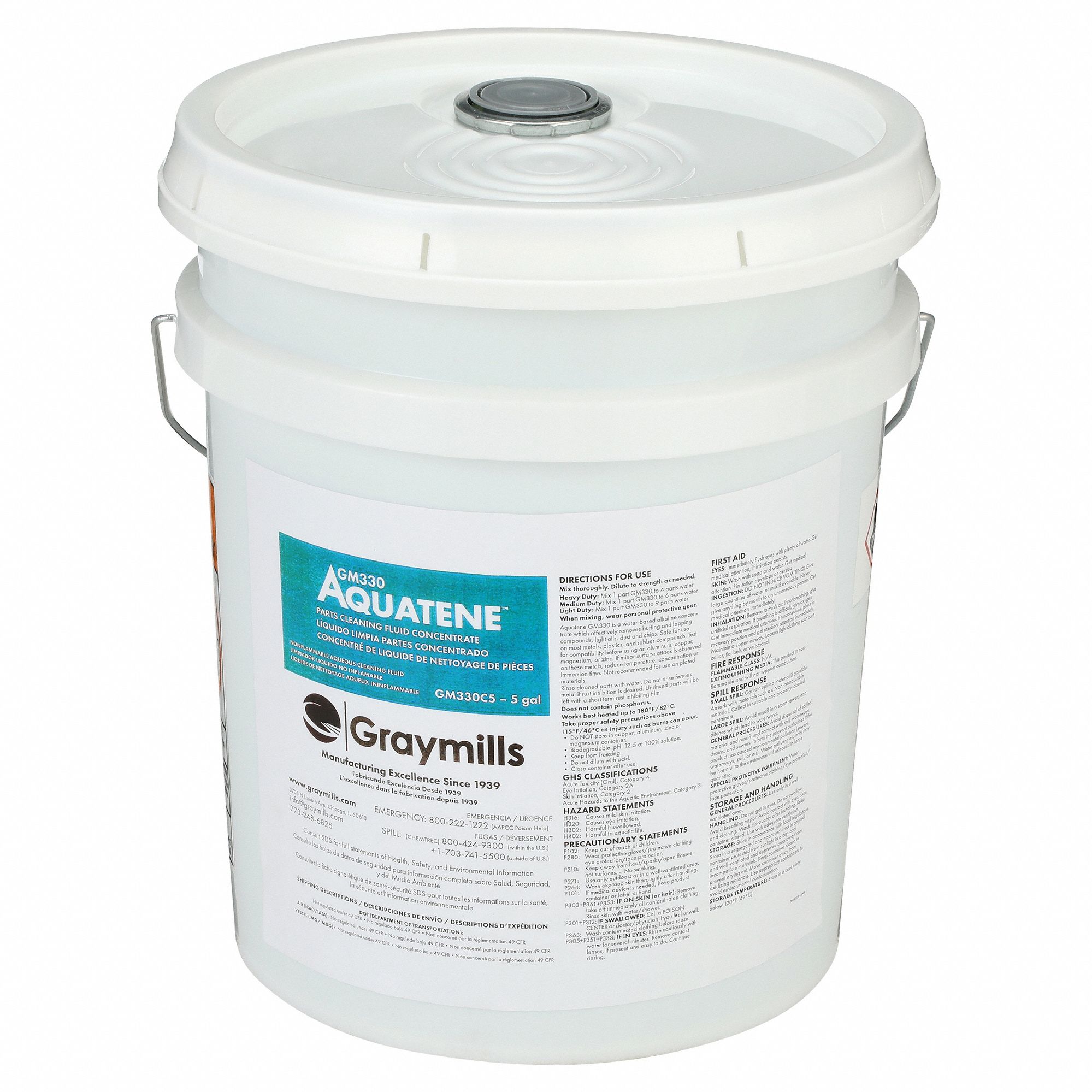 FLUID CLEANING AQUEOUS CONCENTRATE