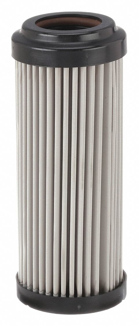 Hydraulic Filter Element: Single Lg, 3, 000 psi Max. Pressure, Stainless Steel, 4VA83/5Z279