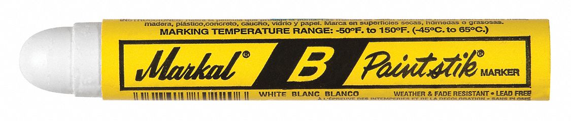 Markal B Paintstik Marker - White