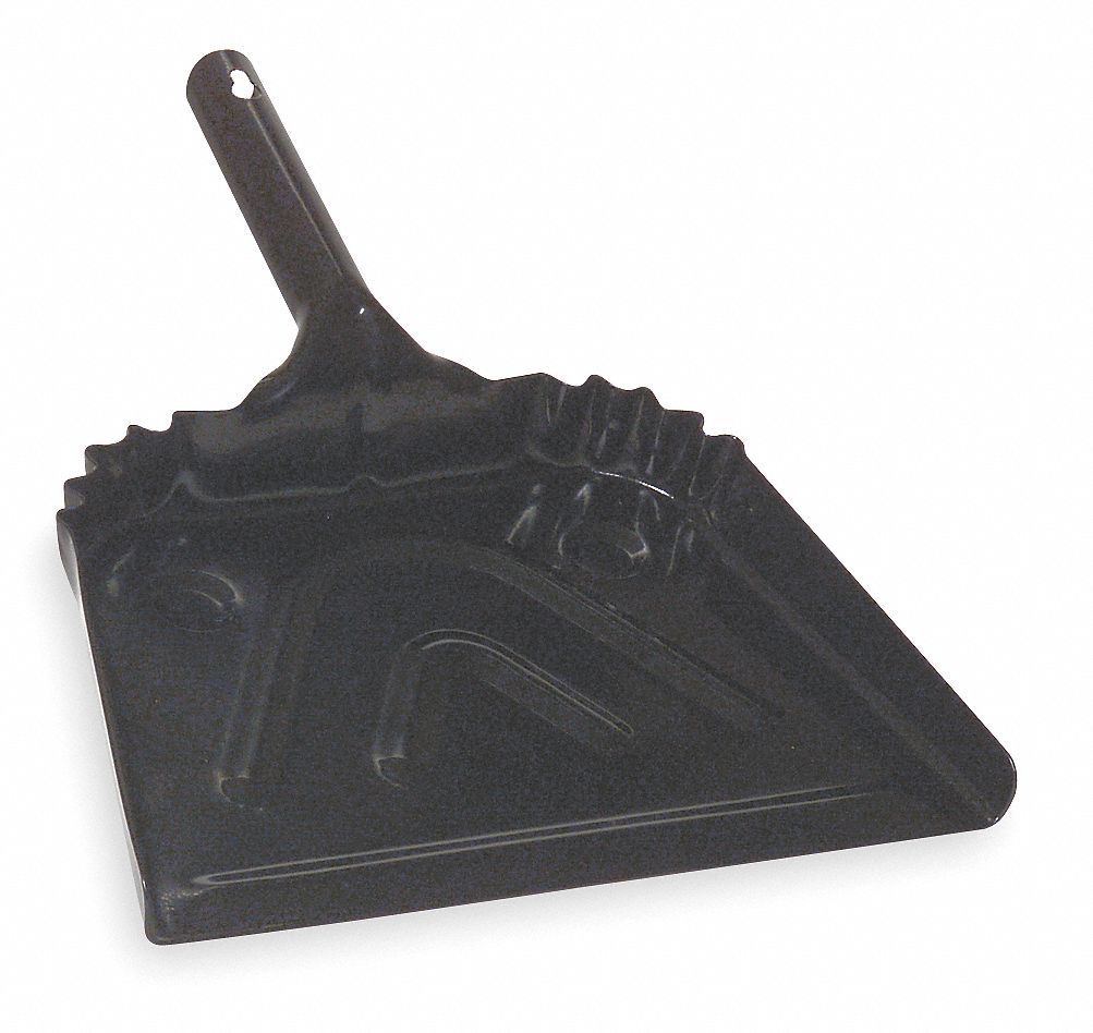 Tough Guy 2zpc5 Dust Pan w/Brush,Black,Polypropylene