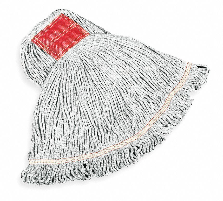 RUBBERMAID COMMERCIAL PRODUCTS Clamp Cotton, Synthetic String Wet Mop