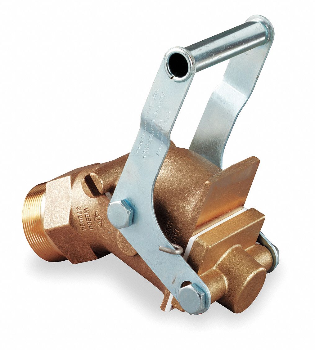5W685 - Drum Faucet 2 In Self-Closing Brass