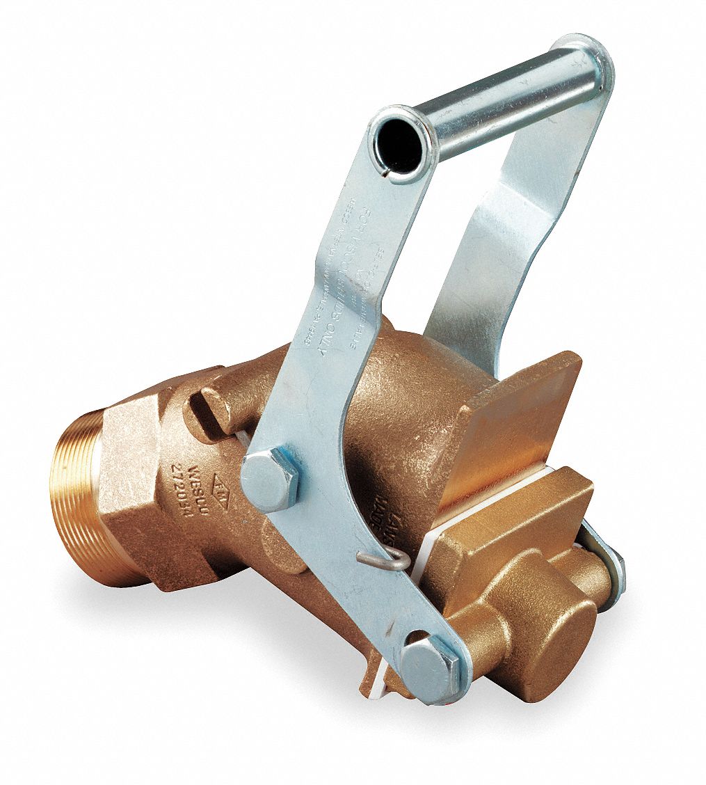 DRUM FAUCET, SELF-CLOSING, 2 IN NPSM, RIGID, FM APPROVED, NON-CORROSIVE FLAMMABLE