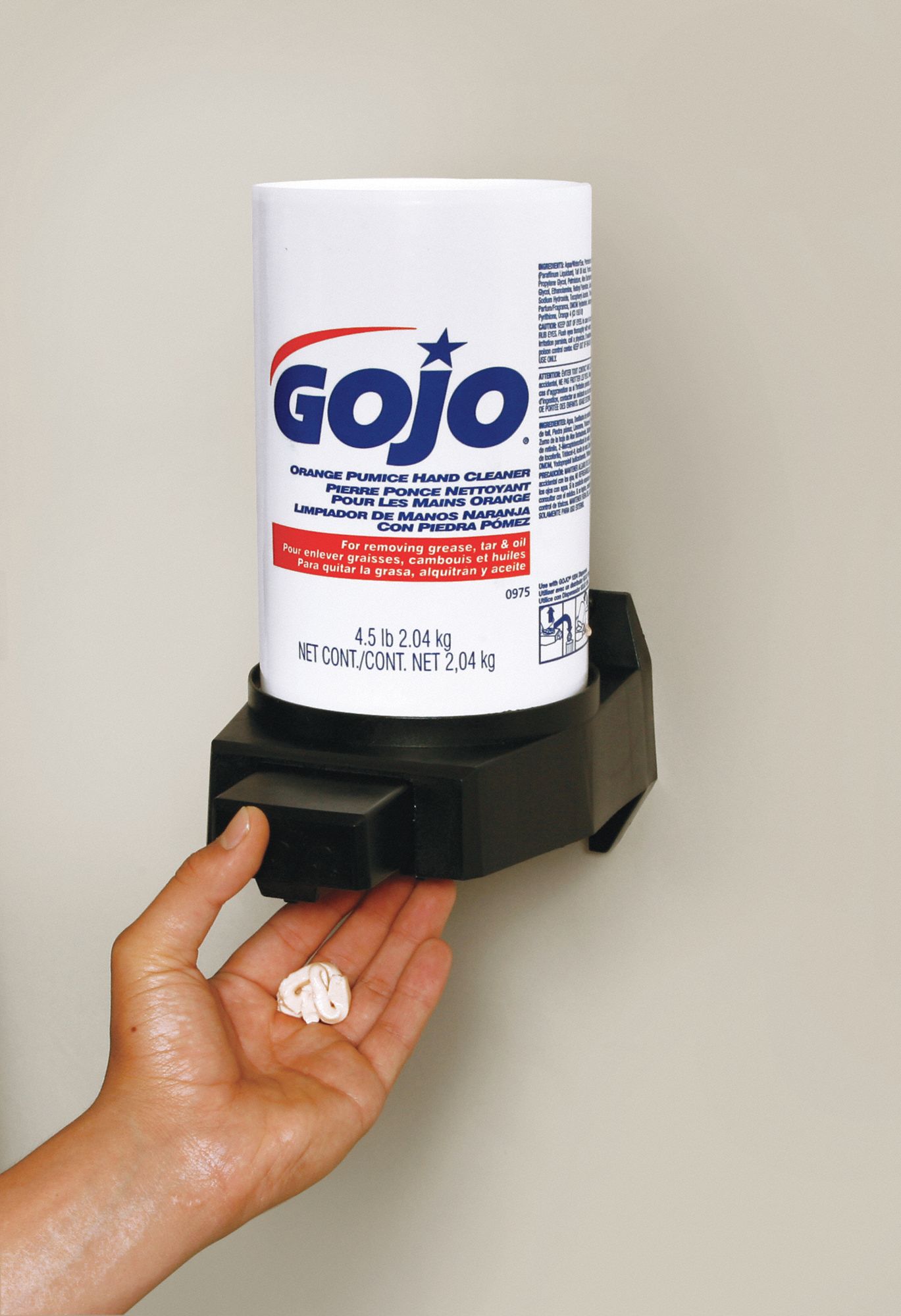 GOJO Soap Dispenser, 4.5 lb, Black 5W760120401 Grainger