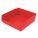 SHELF BIN,RED,197 CU. IN.VOL CAPACITY