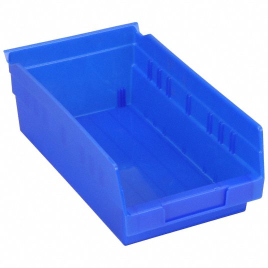 Plastic Shelf Bin - 8 3/8W x 11 5/8D x 6H