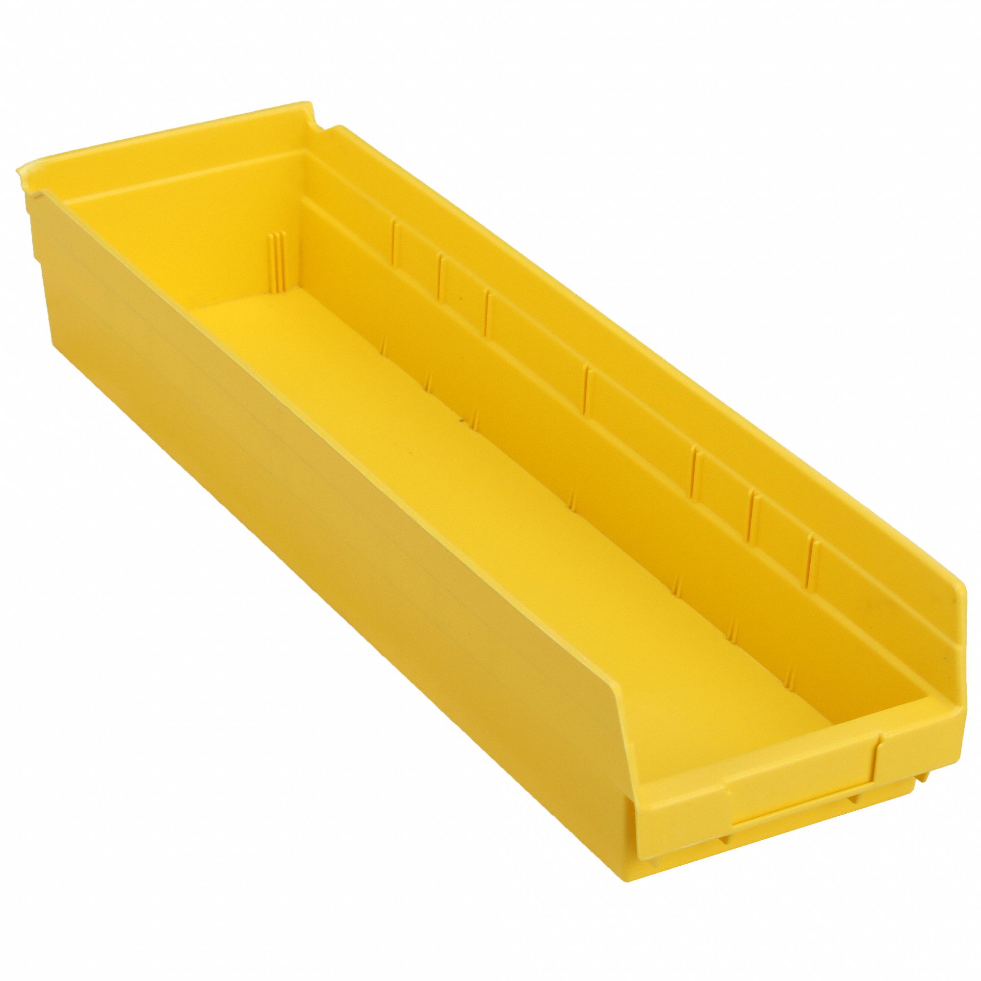 BAC RAYONNAGE 23,625X6,625X4 JAUNE