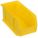 HANG AND STACK BIN, 5½ IN X 10⅞ IN X 5 IN, YELLOW, LABEL HOLDERS
