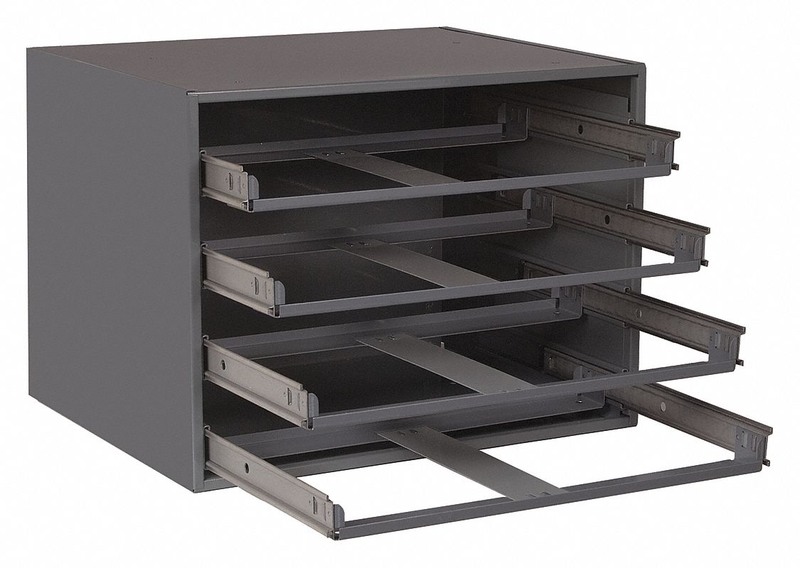 STEEL STORAGE CABINET, 4 DRAWERS