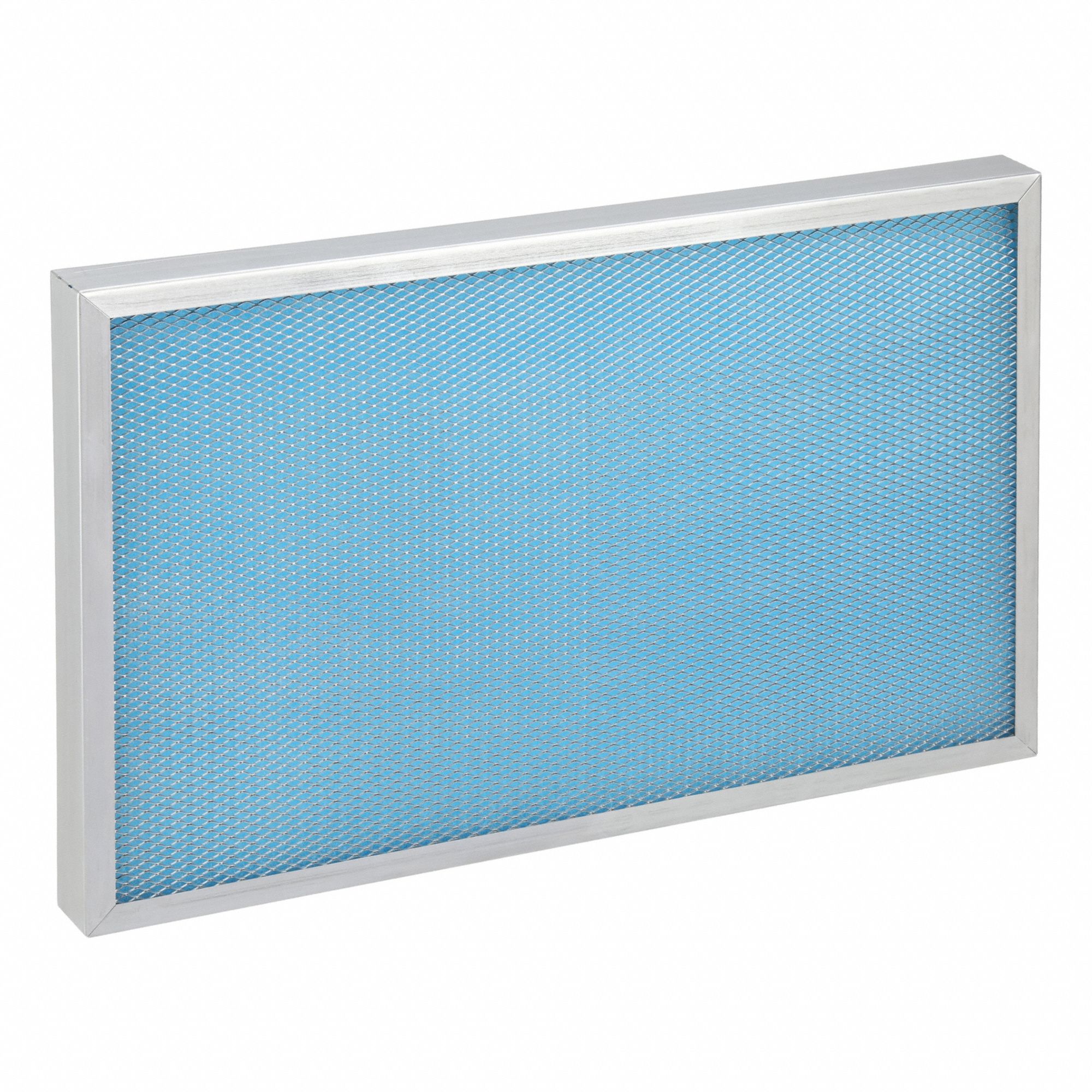 Washable Electrostatic Air Filter: 24 in x 16 in x 2 in, MERV 5, Polypropylene