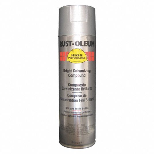 RUST-OLEUM Rust Preventative Spray Paint in Metallic Bright Galvanized ...