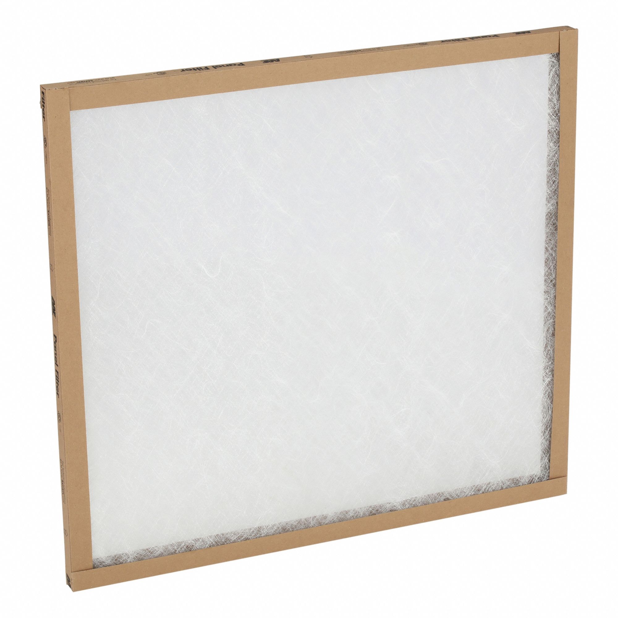 Non-Pleated Air Filter: 22 in x 24.25 in x 1 in, MERV 1, Fiberglass