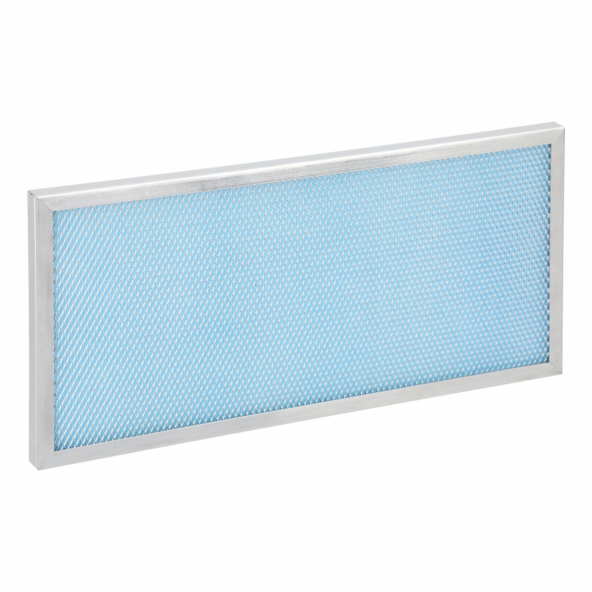 Washable Electrostatic Air Filter: 24 in x 12 in x 1 in, MERV 5, Polypropylene