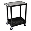 Utility Carts with Deep Lipped & Lipped Plastic Shelves image
