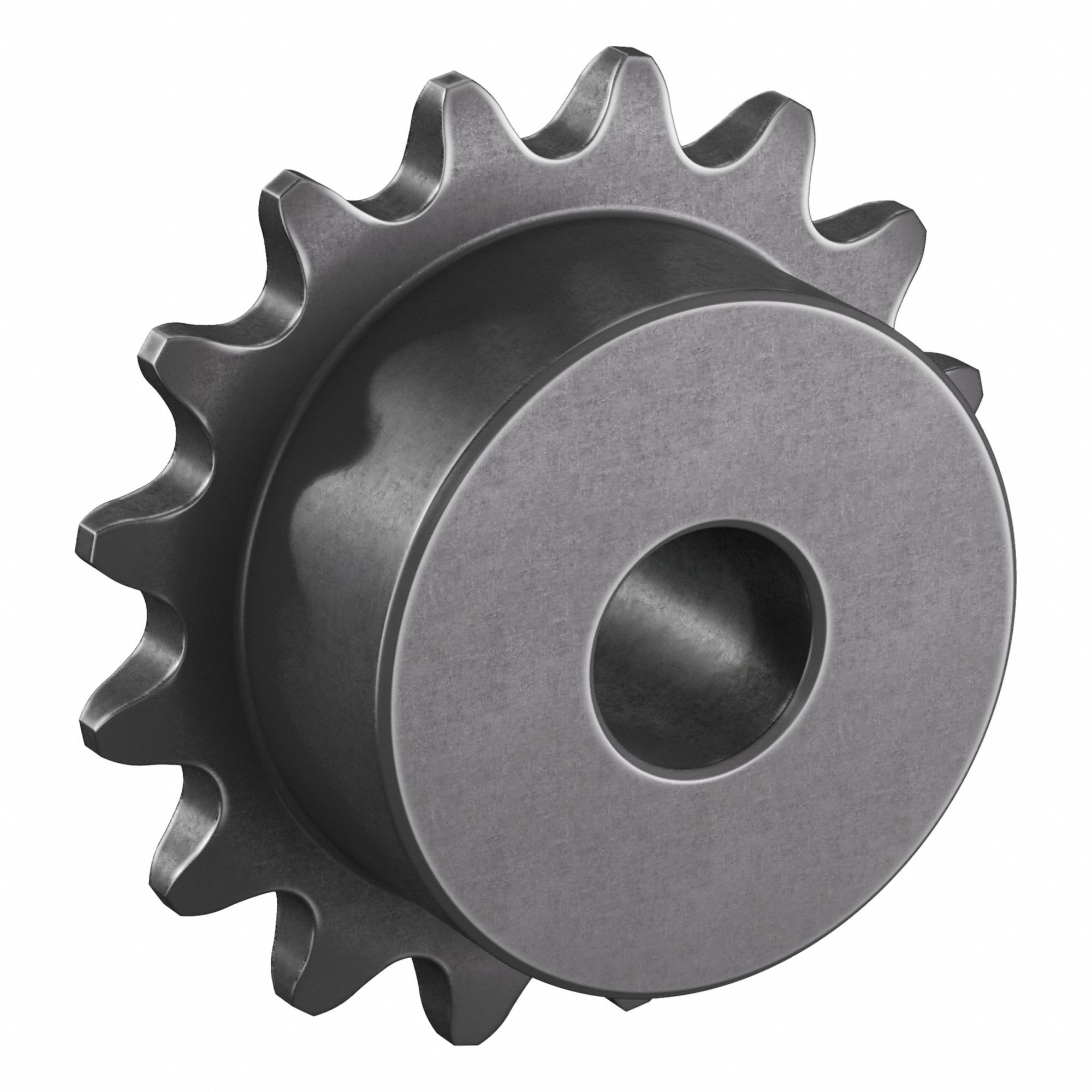 Sprocket: One-Sided Hub, For Single Strands, 35, 16 Teeth, 1.922 in Pitch Dia, Steel