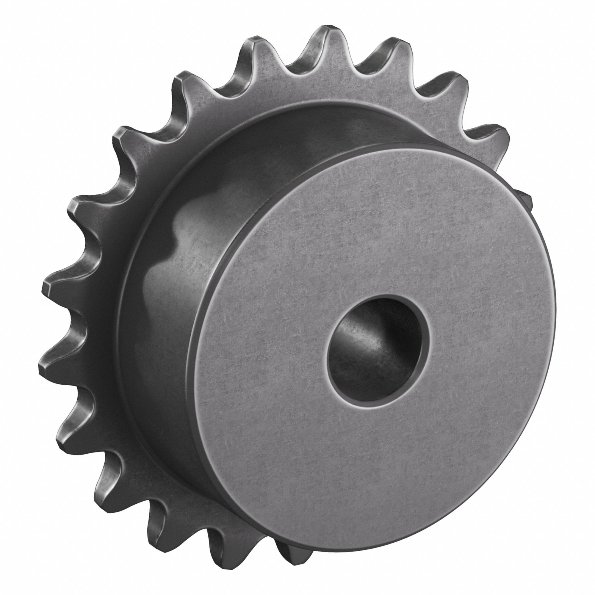 Sprocket: One-Sided Hub, For Single Strands, 35, 21 Teeth, 2.516 in Pitch Dia, Steel