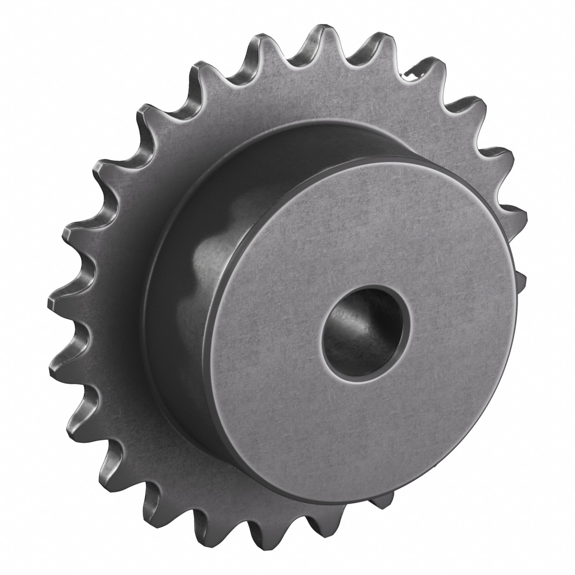 Sprocket: One-Sided Hub, For Single Strands, 35, 24 Teeth, 2.873 in Pitch Dia, Steel