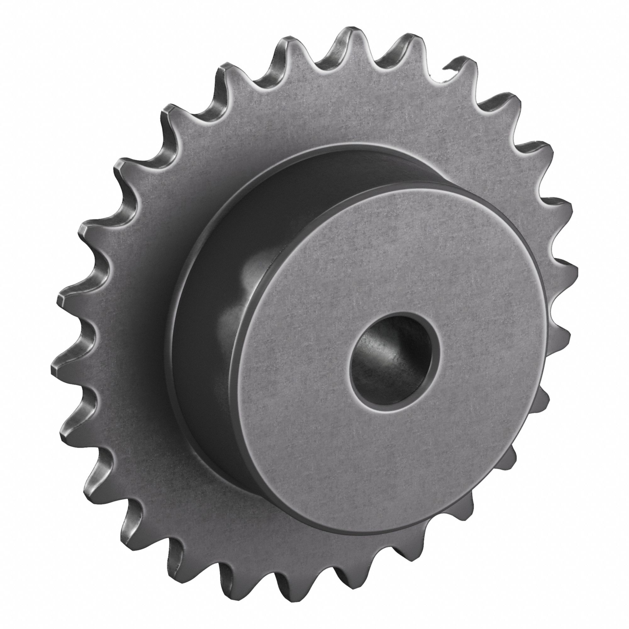 Sprocket: One-Sided Hub, For Single Strands, 35, 26 Teeth, 3.111 in Pitch Dia, Steel