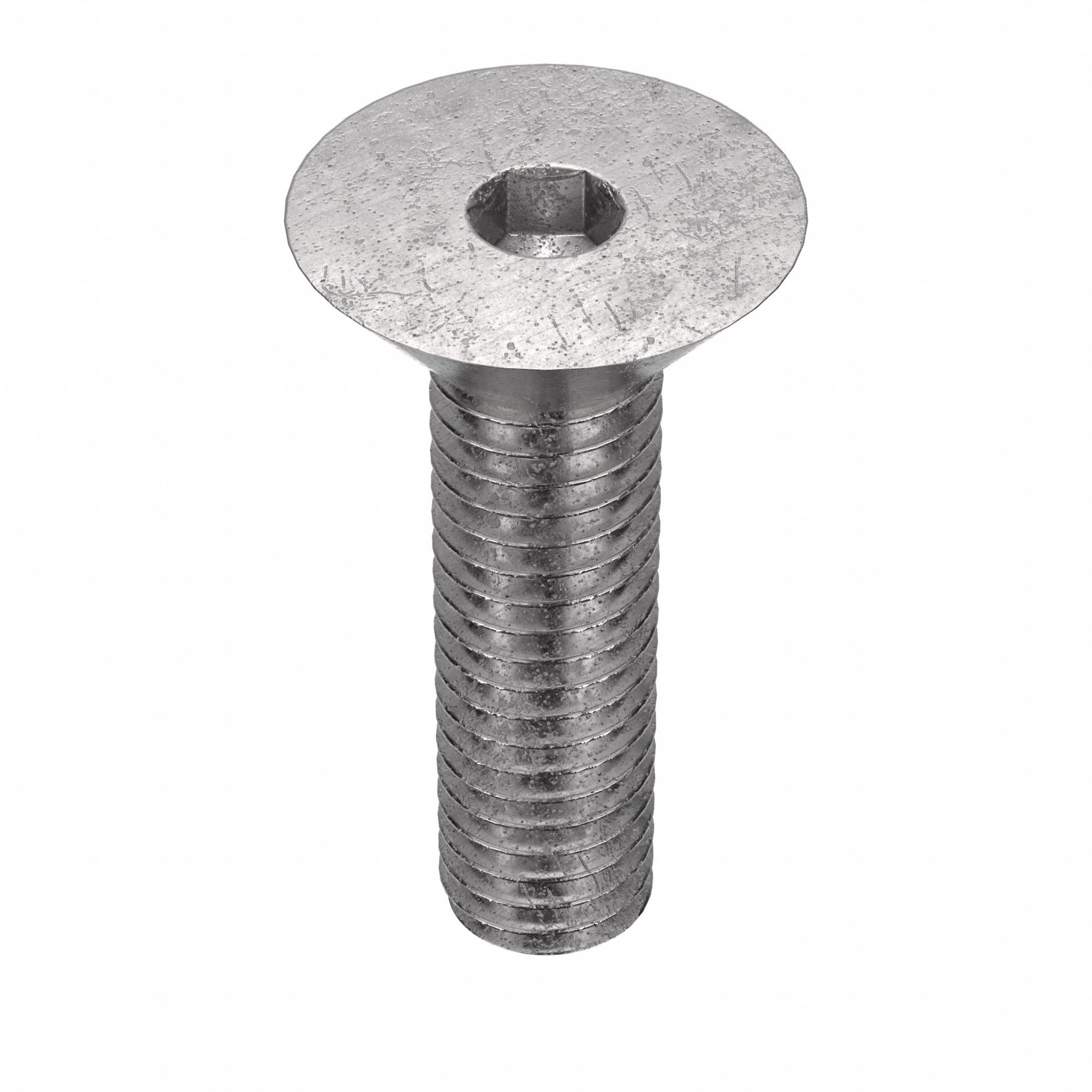 VIS À TÊTE PLATE À DOUILLE, #10-32, ⅝PO L, PLATE, ORDINAIRE, 18-8INOX, 100PQ