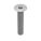 VIS À TÊTE PLATE À DOUILLE, #10-32, 1PO L, PLATE, ORDINAIRE, 18-8INOX, 100PQ