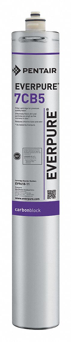 PENTAIR/EVERPURE, 5 micron, 2.5 gpm, Quick Connect Filter