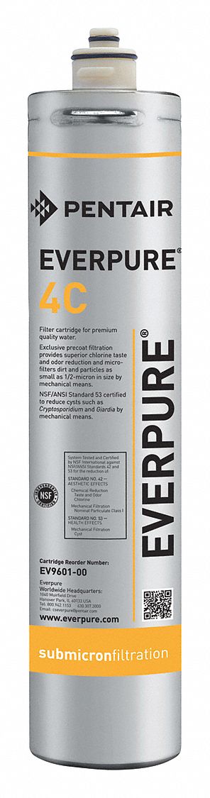 PENTAIR/EVERPURE, 0.5 micron, 0.5 gpm, Quick Connect Filter -  5WFF7