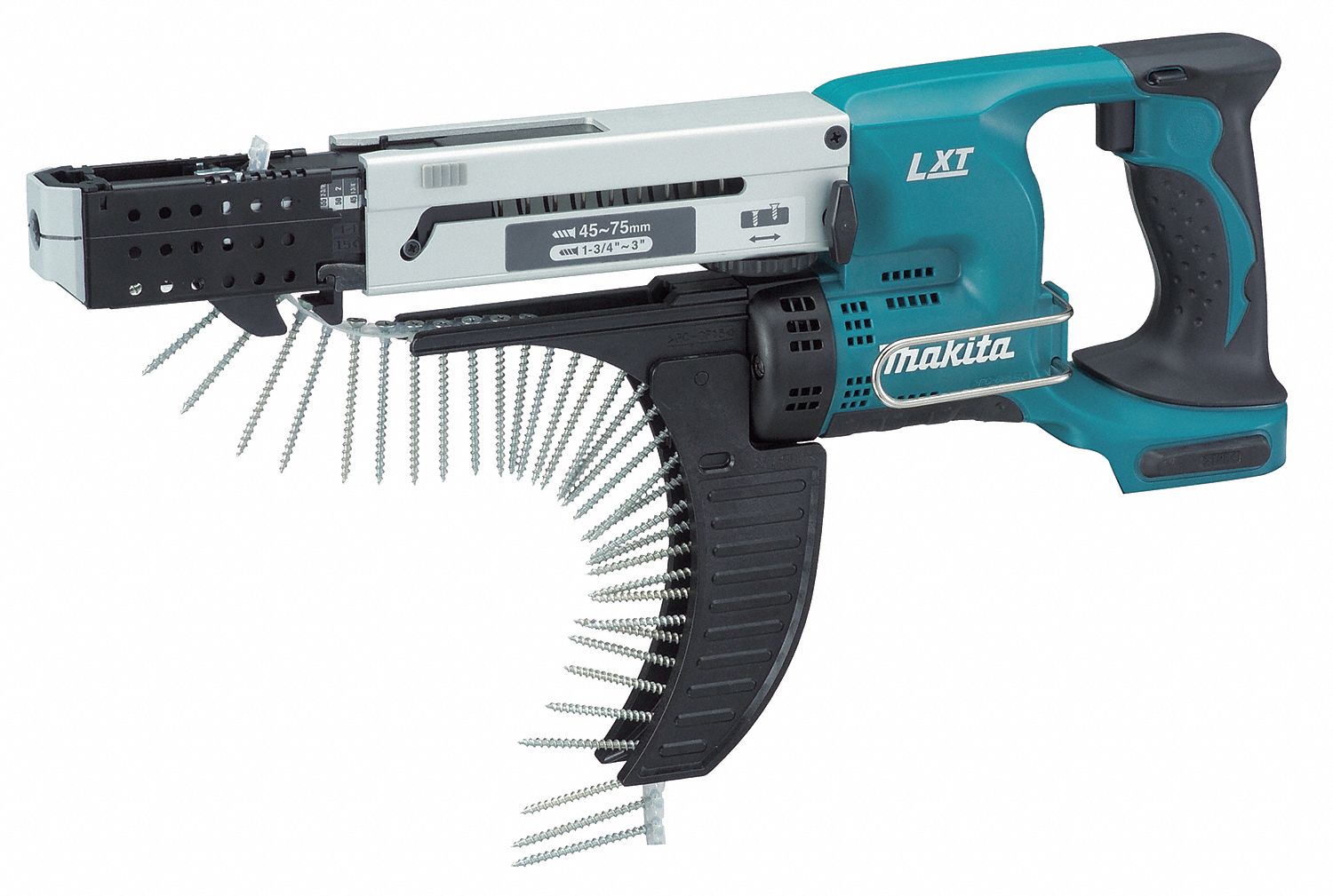 Screwgun: 1/4 in Drive Size, 4, 000 RPM No Load Speed, Brushed, 18 V DC Volt, Pistol Grip