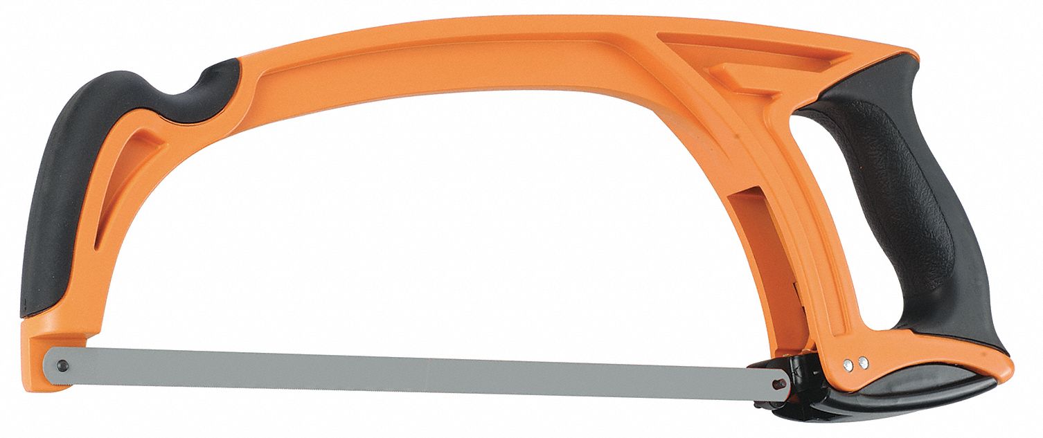 HIGH TENSION HACKSAW, 12 IN BLADE L, BI-METAL, 17 1/2 IN OVERALL L, 24, MULTI-COMPONENT