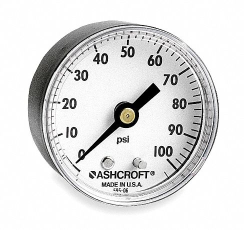 Details about   Ashcroft  091-04 Pressure/ PSI Gauge 