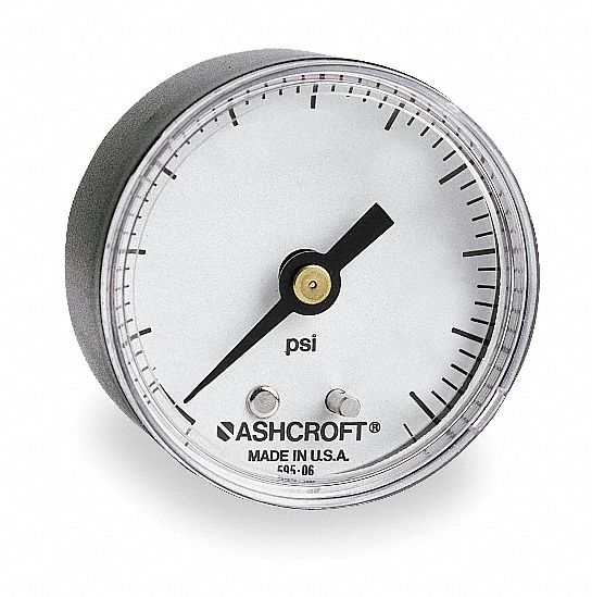 Details about   Ashcroft 20W1001TH-02B-XUC-600 Pressure Gauge 0-600PSI 