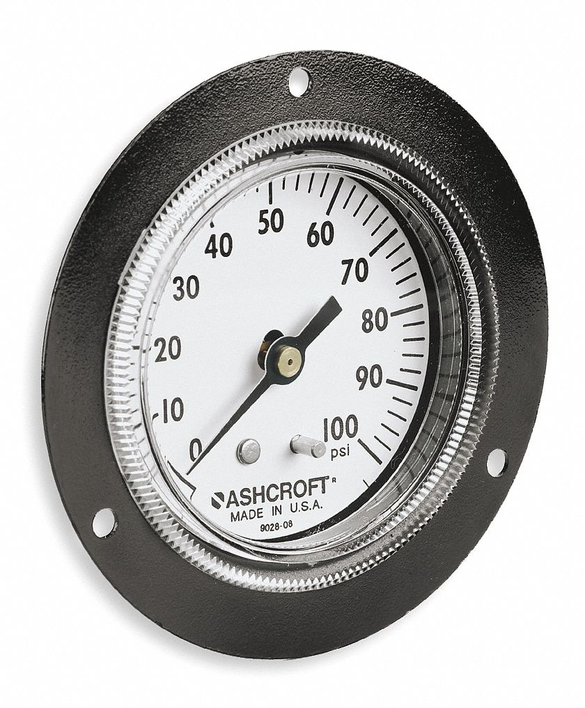 panel mount pressure gauge