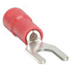 BORNE FOURCHE, ROUGE, 22-16 AWG, ENS 1