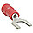 COSSE FOURCHE,ROUGE,22 - 16 AWG,PQ100