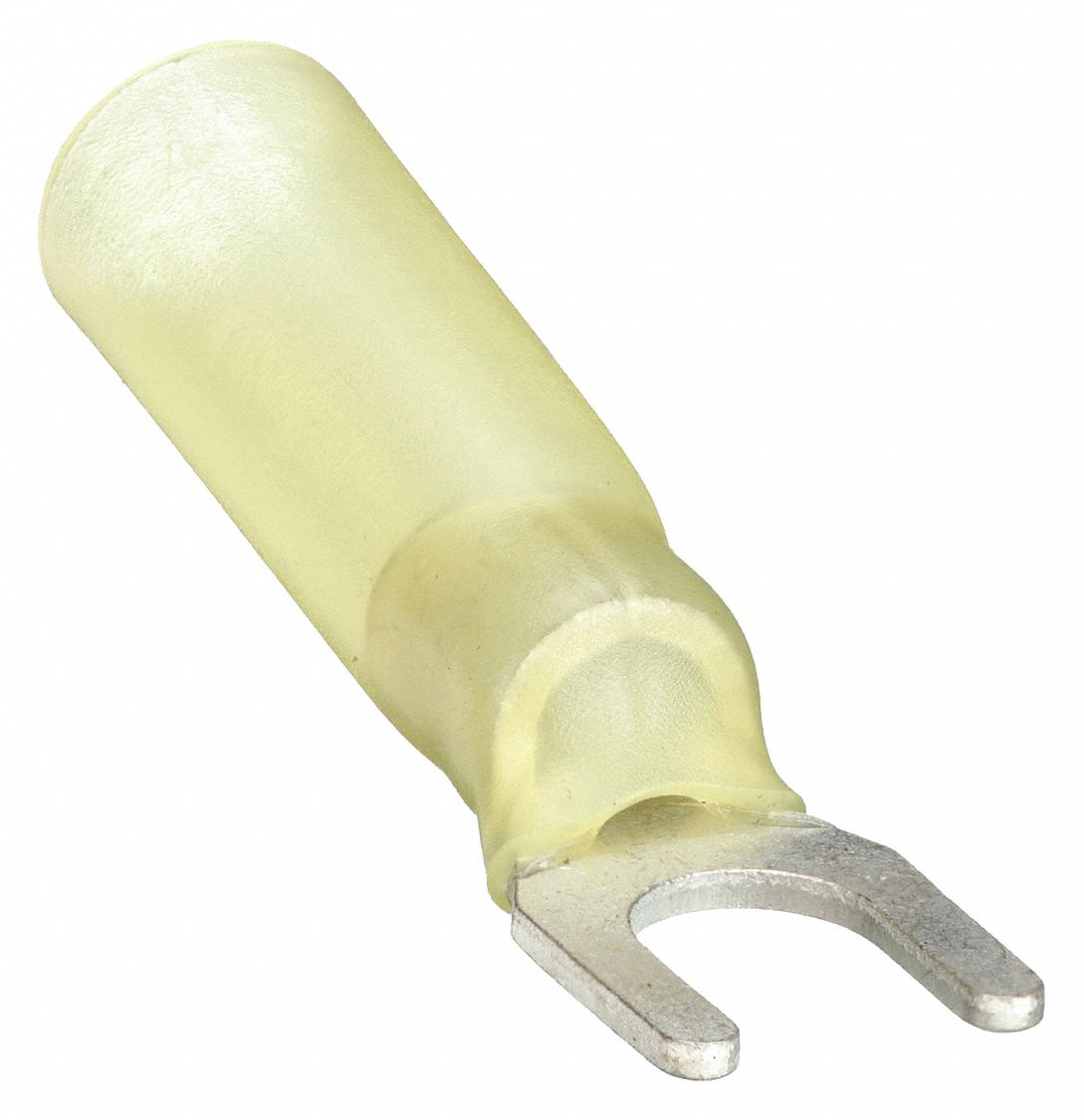 FORK TERMINAL,YELLOW,12 TO 10 AWG,P