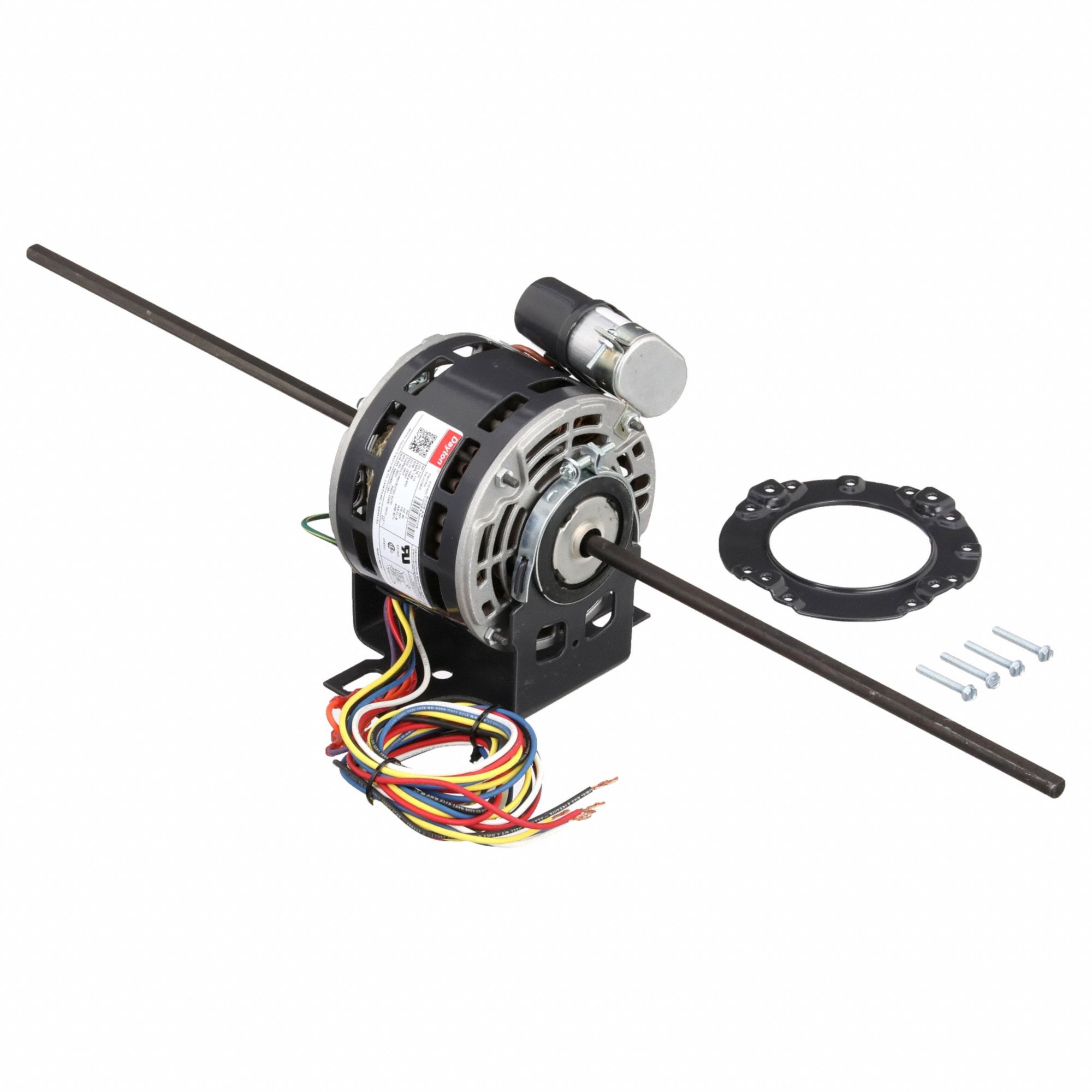 ROOM AIR CONDITIONER MOTOR, PERMANENT SPLIT CAPACITOR, OPEN AIR-OVER, 1050 RPM
