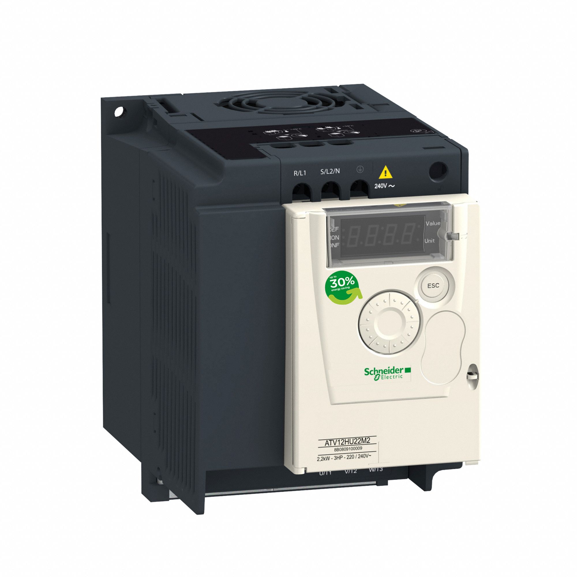 SCHNEIDER ELECTRIC Variable Frequency Drive: 200 to 240V AC, 3 hp Max