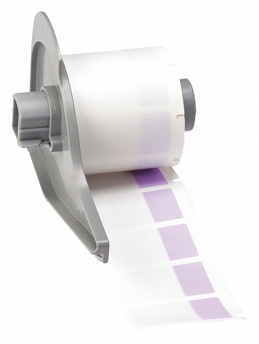 1 1/2 in x 3/4 in, Vinyl, Precut Label Roll - 5WKW8|M71-30-427-PL ...