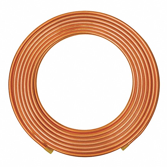 Coil Copper Tubing Type Acr Mueller Industries D 08100P 1/2" Od X 100 Ft 